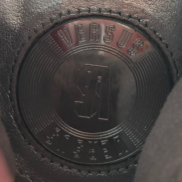 2025 Versus by VERSACE silver ballet city flats 38 - Picture 3 of 11